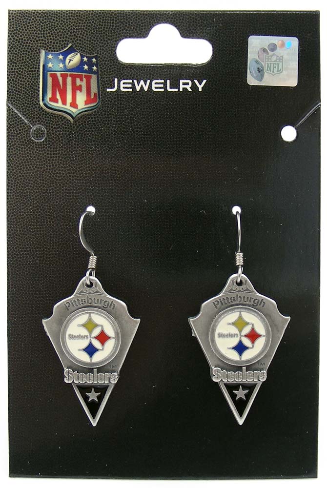 Pittsburgh Steelers NFL Football Dangle Earrings Pendant eBay