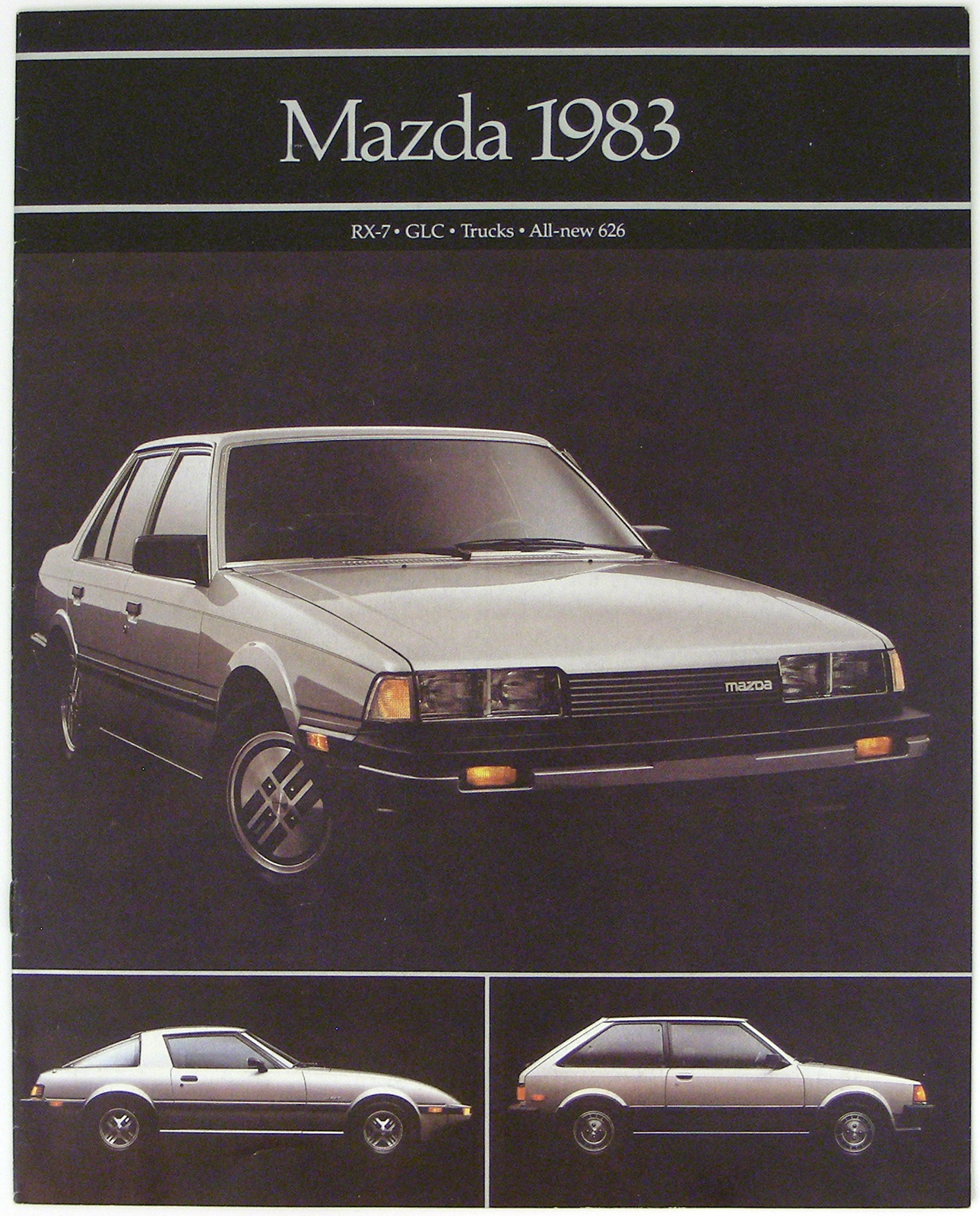 1985 Mazda Line Sales Brochure Rx-7 GLC B2000 Rx7 626