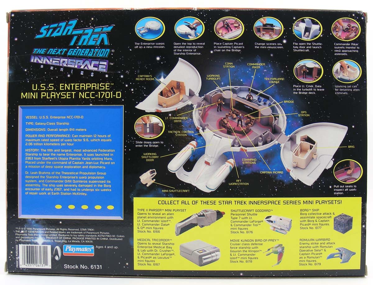 Star Trek The Next Generation Innerspace USS Enterprise NCC-1701D ...